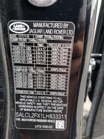 Photo 13 VIN: SALCL2FX1LH833311 - LAND ROVER DISCOVERY 