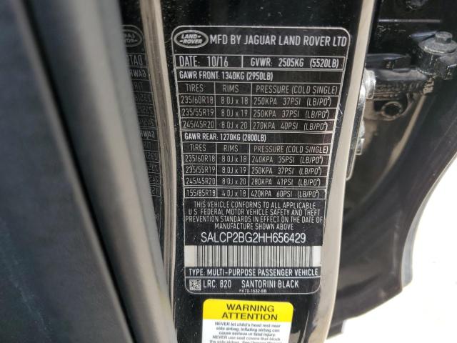 Photo 12 VIN: SALCP2BG2HH656429 - LAND ROVER DISCOVERY 