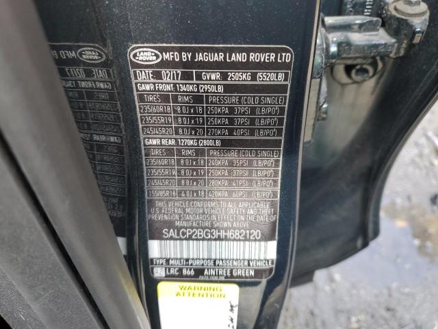 Photo 11 VIN: SALCP2BG3HH682120 - LAND ROVER DISCOVERY 