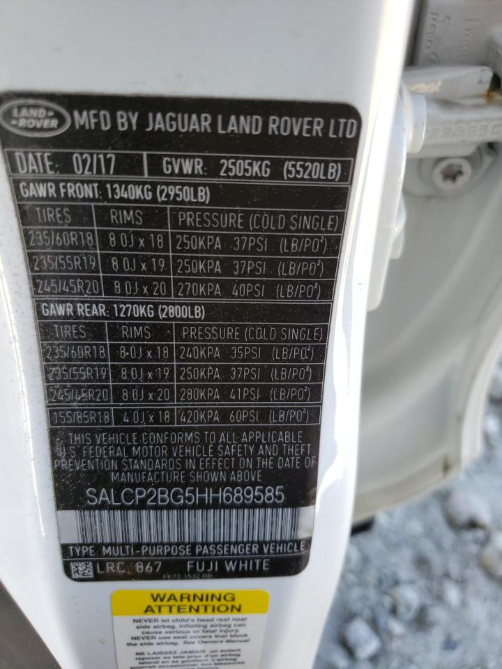 Photo 12 VIN: SALCP2BG5HH689585 - LAND ROVER DISCOVERY 