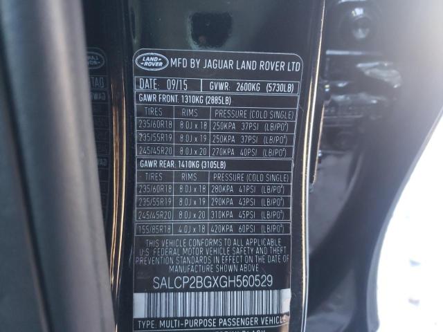 Photo 9 VIN: SALCP2BGXGH560529 - LAND ROVER DISCOVERY 