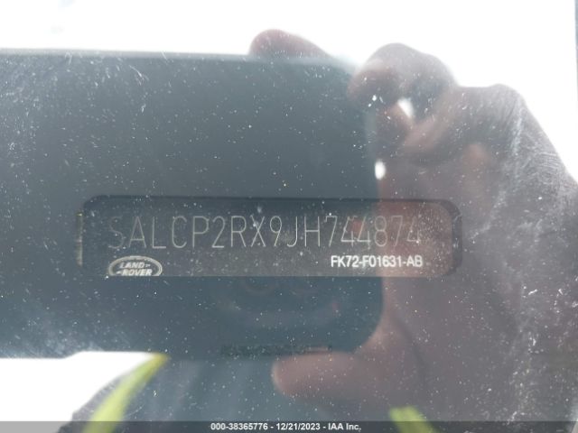 Photo 8 VIN: SALCP2RX9JH744874 - LAND ROVER DISCOVERY SPORT 