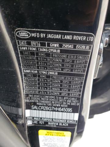 Photo 12 VIN: SALCR2BG7HH645095 - LAND ROVER DISCOVERY 