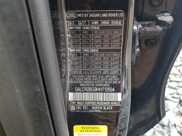 Photo 13 VIN: SALCR2BG9HH712554 - LAND ROVER DISCOVERY 