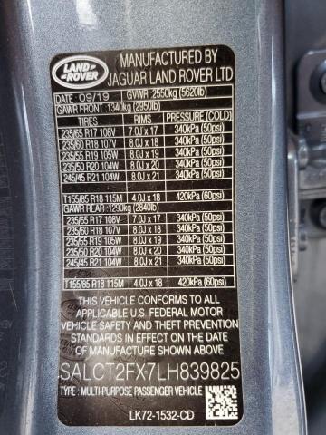 Photo 12 VIN: SALCT2FX7LH839825 - LAND ROVER DISCOVERY 