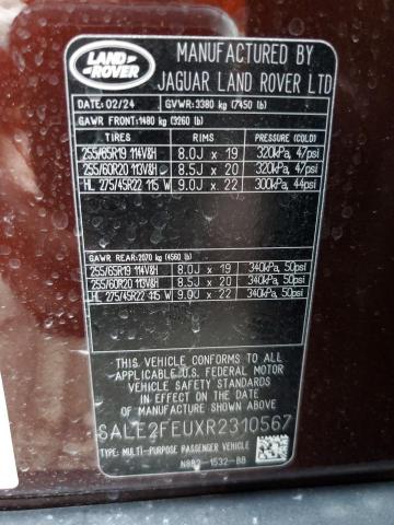 Photo 12 VIN: SALE2FEUXR2310567 - LAND ROVER DEFENDER 1 