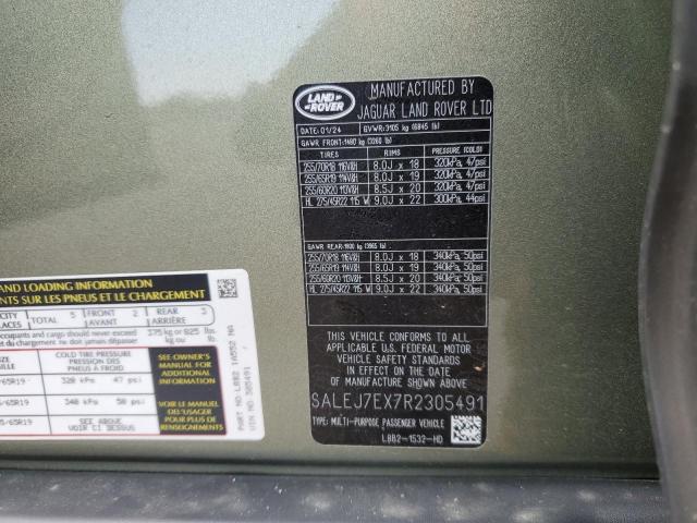 Photo 12 VIN: SALEJ7EX7R2305491 - LAND ROVER DEFENDER 1 