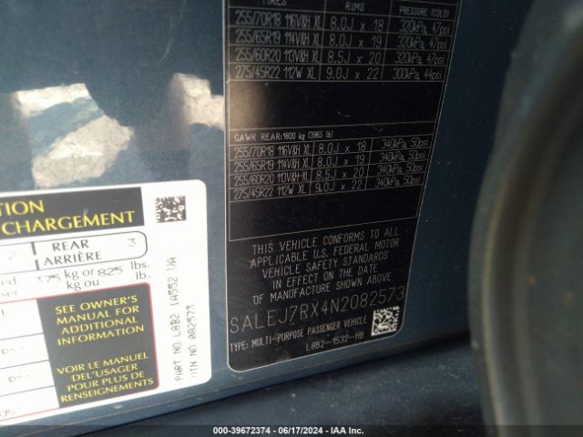 Photo 8 VIN: SALEJ7RX4N2082573 - LAND ROVER DEFENDER 