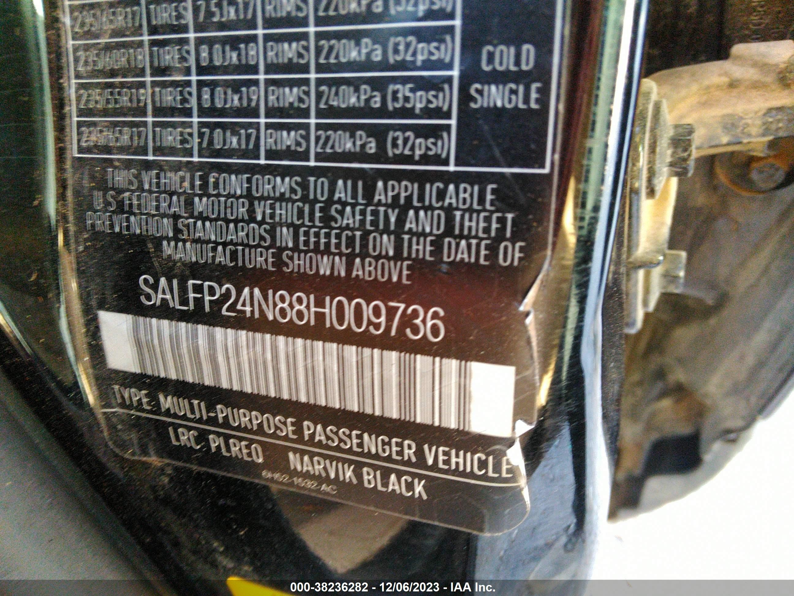 Photo 8 VIN: SALFP24N88H009736 - LAND ROVER LR2 