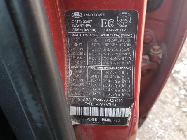 Photo 12 VIN: SALFP24N98H023970 - LAND ROVER LR2 SE 