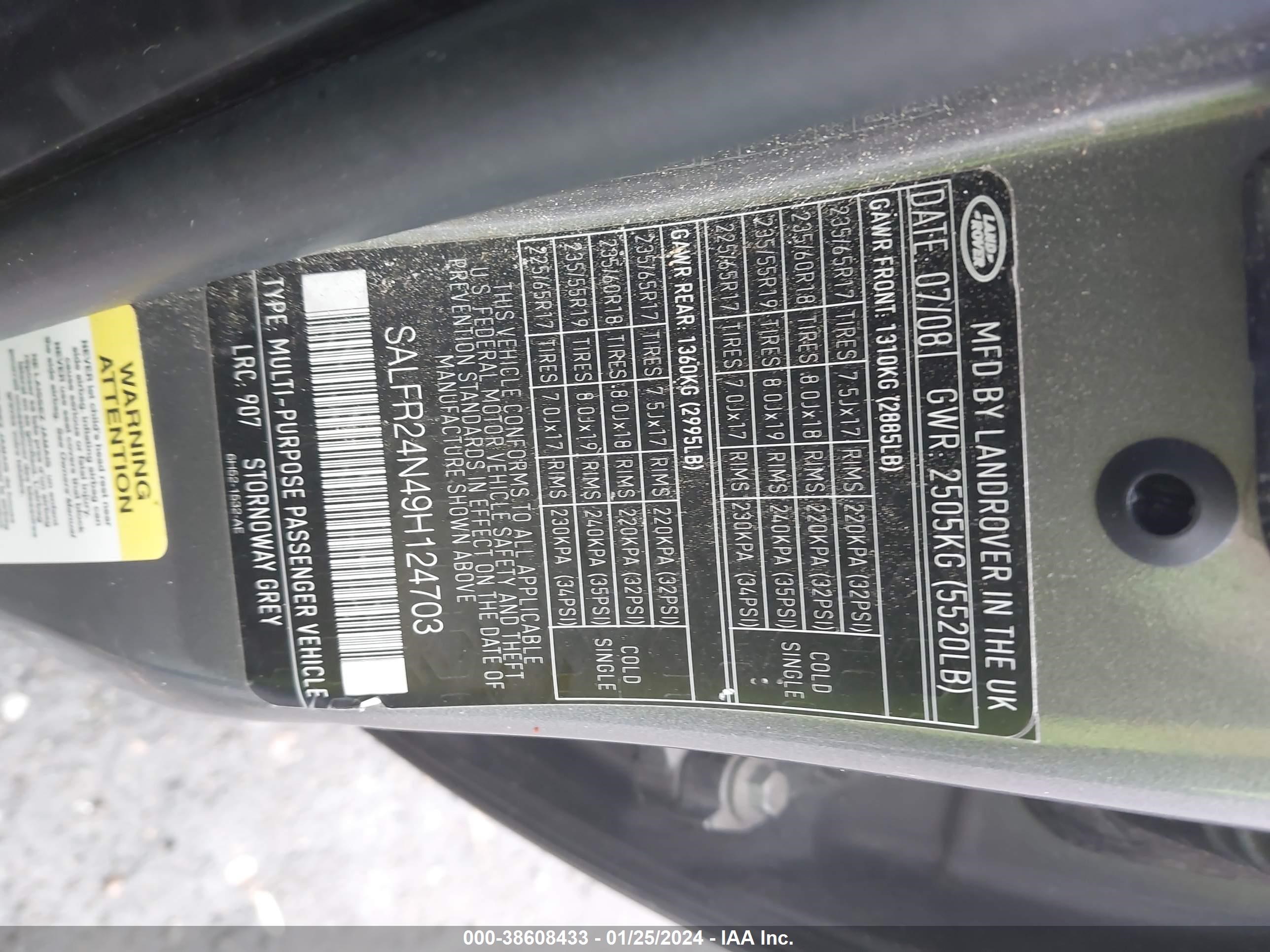 Photo 8 VIN: SALFR24N49H124703 - LAND ROVER LR2 