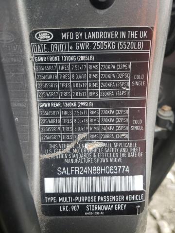 Photo 12 VIN: SALFR24N88H063774 - LAND-ROVER LR2 