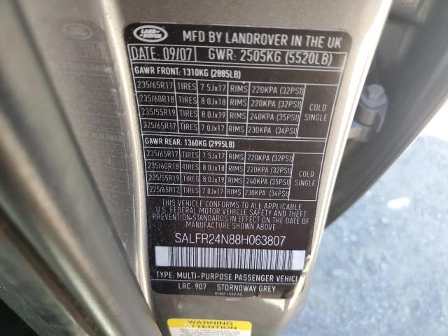 Photo 12 VIN: SALFR24N88H063807 - LAND ROVER LR2 