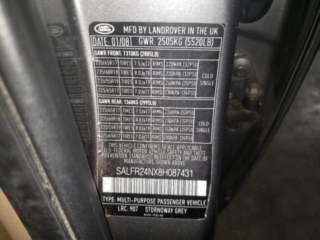 Photo 13 VIN: SALFR24NX8H087431 - LAND ROVER LR2 HSE 