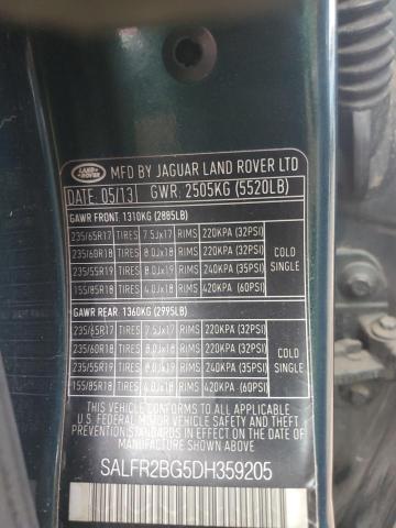 Photo 12 VIN: SALFR2BG5DH359205 - LAND ROVER LR2 HSE 