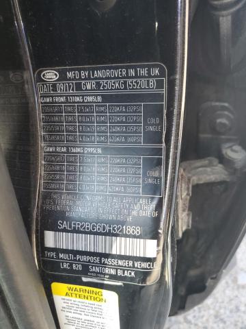 Photo 11 VIN: SALFR2BG6DH321868 - LAND ROVER LR2 HSE 