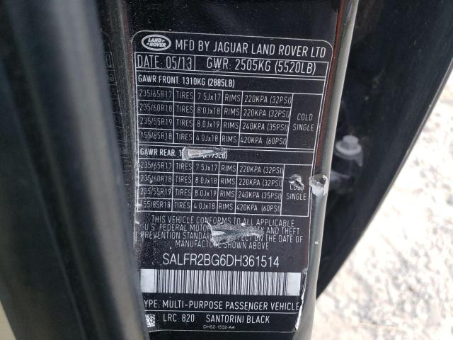 Photo 12 VIN: SALFR2BG6DH361514 - LAND ROVER LR2 HSE 