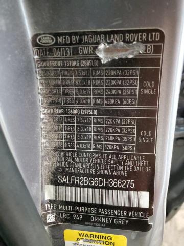 Photo 12 VIN: SALFR2BG6DH366275 - LAND ROVER LR2 HSE 