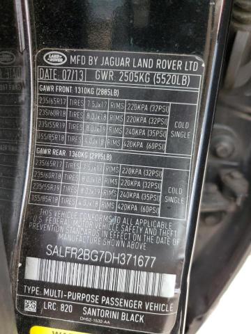 Photo 12 VIN: SALFR2BG7DH371677 - LAND ROVER LR2 