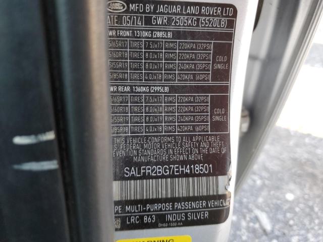 Photo 12 VIN: SALFR2BG7EH418501 - LAND ROVER LR2 HSE 