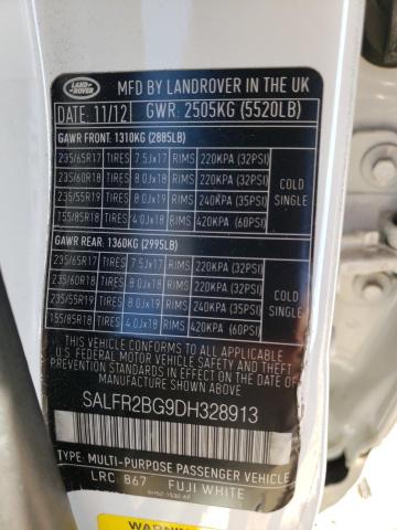 Photo 9 VIN: SALFR2BG9DH328913 - LAND ROVER LR2 HSE 