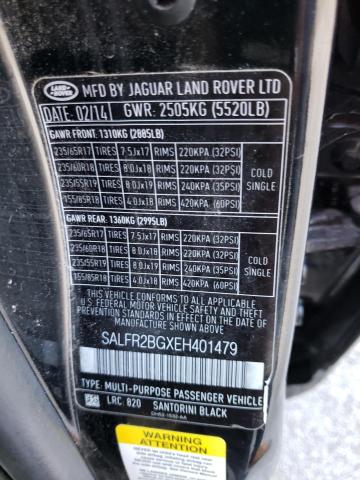 Photo 9 VIN: SALFR2BGXEH401479 - LAND ROVER LR2 HSE 