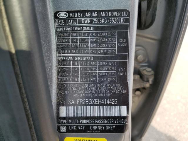 Photo 12 VIN: SALFR2BGXEH414426 - LAND ROVER LR2 HSE 