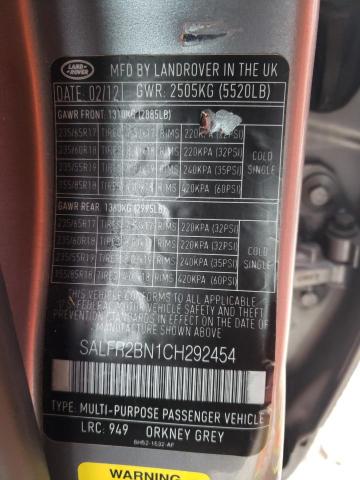 Photo 11 VIN: SALFR2BN1CH292454 - LAND ROVER LR2 