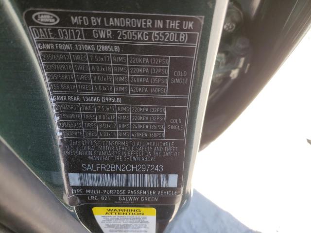 Photo 9 VIN: SALFR2BN2CH297243 - LAND ROVER LR2 HSE 