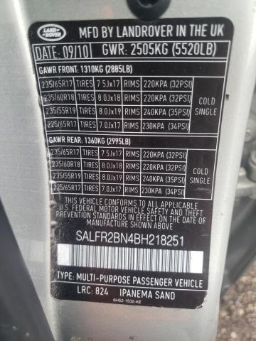 Photo 12 VIN: SALFR2BN4BH218251 - LAND ROVER LR2 