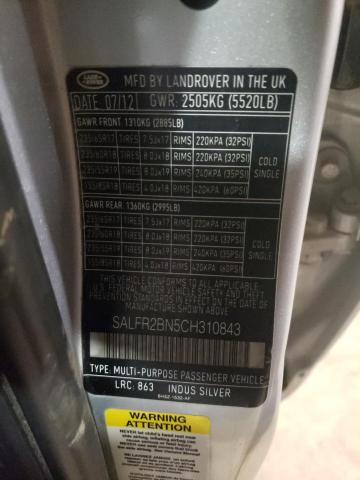 Photo 11 VIN: SALFR2BN5CH310843 - LAND ROVER LR2 HSE 