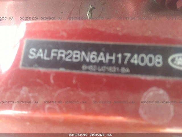 Photo 8 VIN: SALFR2BN6AH174008 - LAND ROVER LR2 