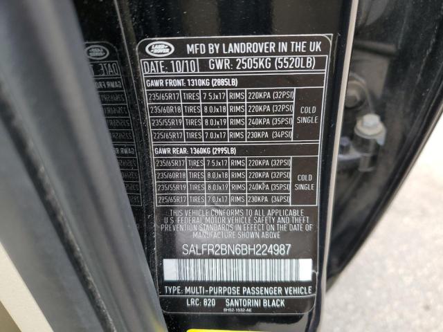 Photo 11 VIN: SALFR2BN6BH224987 - LAND ROVER LR2 