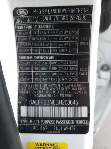 Photo 9 VIN: SALFR2BN8BH263645 - LAND ROVER LR2 HSE 