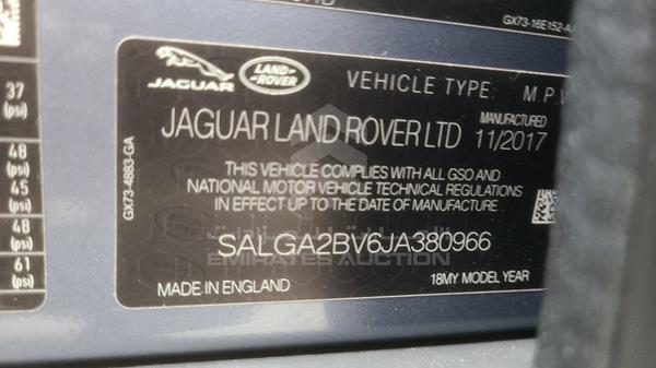 Photo 3 VIN: SALGA2BV6JA380966 - RANGE ROVER VOGUE SE 