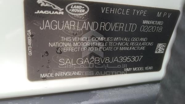 Photo 4 VIN: SALGA2BV8JA395307 - RANGE ROVER VOGUE 