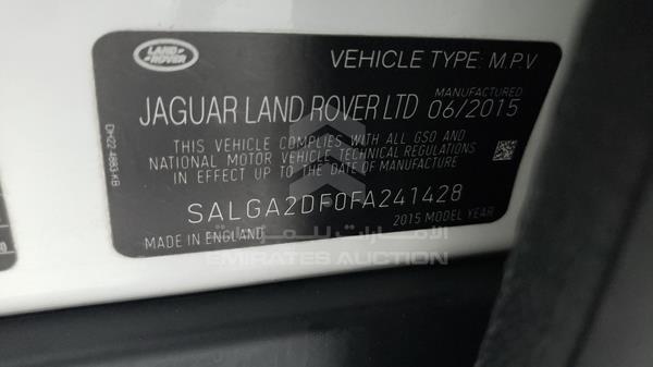 Photo 2 VIN: SALGA2DF0FA241428 - RANGE ROVER HSE 