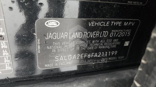 Photo 2 VIN: SALGA2EF6FA211199 - RANGE ROVER VOGUE 