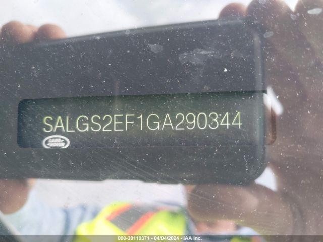 Photo 8 VIN: SALGS2EF1GA290344 - LAND ROVER RANGE ROVER 