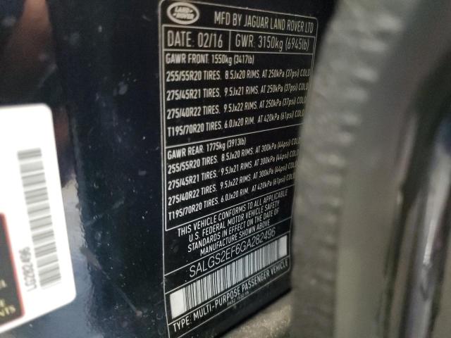 Photo 12 VIN: SALGS2EF6GA282496 - LAND ROVER RANGE ROVE 