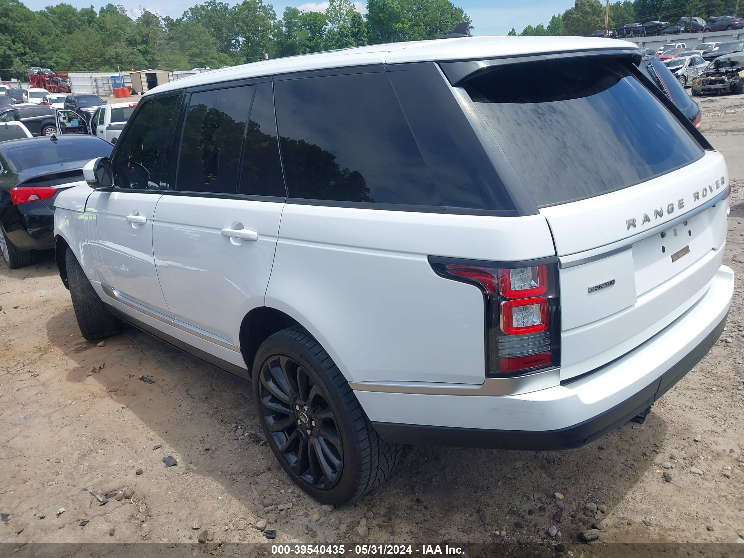 Photo 2 VIN: SALGS2KF6GA259515 - LAND ROVER RANGE ROVER 