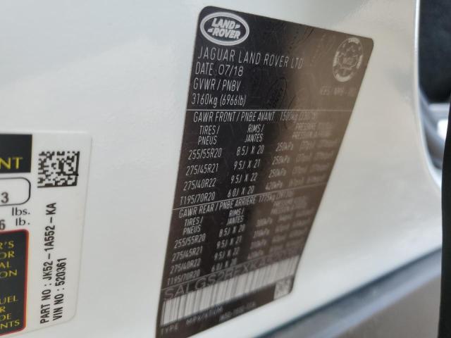 Photo 12 VIN: SALGS2REXKA520361 - LAND-ROVER RANGE ROVE 