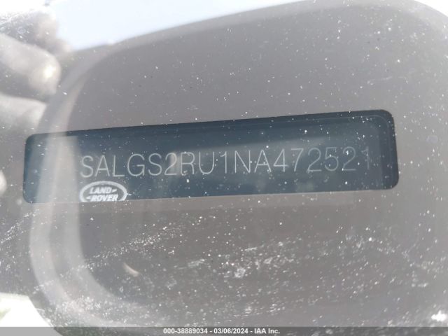 Photo 8 VIN: SALGS2RU1NA472521 - LAND ROVER RANGE ROVER 