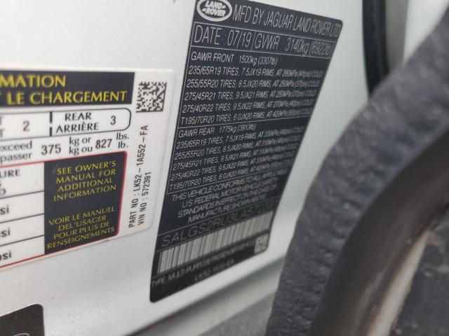 Photo 12 VIN: SALGS2RU3LA572391 - LAND ROVER RANGE ROVE 