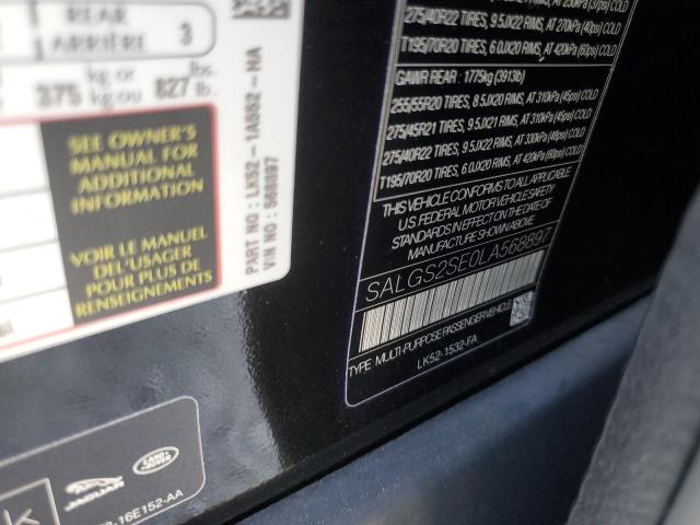 Photo 13 VIN: SALGS2SE0LA568897 - LAND ROVER RANGE ROVE 