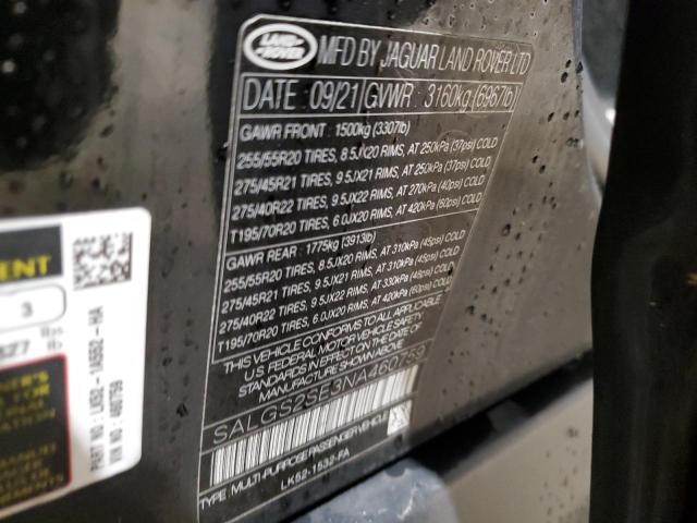 Photo 13 VIN: SALGS2SE3NA460759 - LAND ROVER RANGE ROVER 