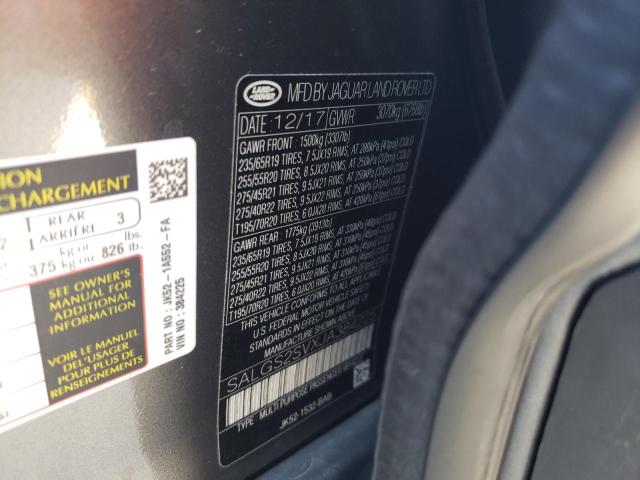 Photo 12 VIN: SALGS2SVXJA384225 - LAND ROVER RANGE ROVE 