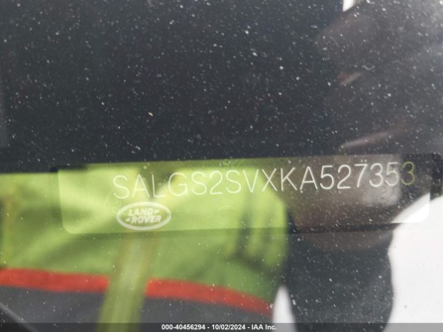 Photo 8 VIN: SALGS2SVXKA527353 - LAND ROVER RANGE ROVER 