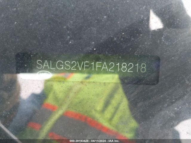 Photo 8 VIN: SALGS2VF1FA218218 - LAND ROVER RANGE ROVER 