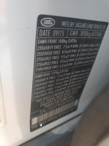 Photo 12 VIN: SALGS2VF6GA256528 - LAND ROVER RANGE ROVE 